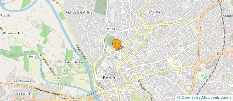 localisation de l'entreprise MONSIEUR LAURENT FERRERE  BEZIERS