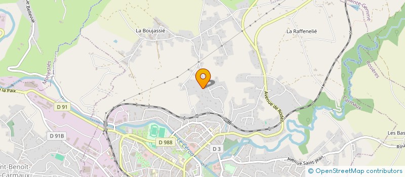 localisation de l'entreprise MONSIEUR LAURENT FERRIE  CARMAUX