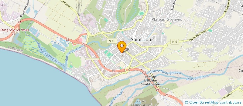 localisation de l'entreprise MONSIEUR LAURENT FERRIERE à SAINT-LOUIS