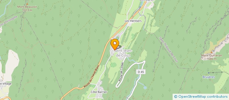 localisation de l'entreprise MONSIEUR LAURENT FERROUX  SAINT-JEAN-DE-COUZ