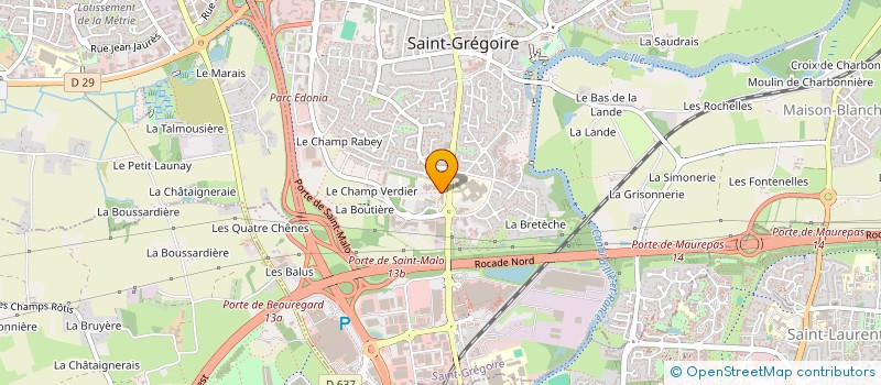 localisation de l'entreprise MONSIEUR LAURENT FERTE à SAINT-GREGOIRE