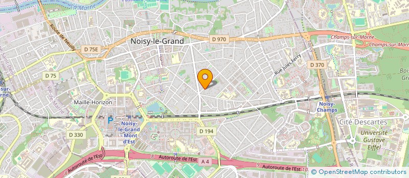 localisation de l'entreprise MONSIEUR LAURENT FESTIN à NOISY-LE-GRAND