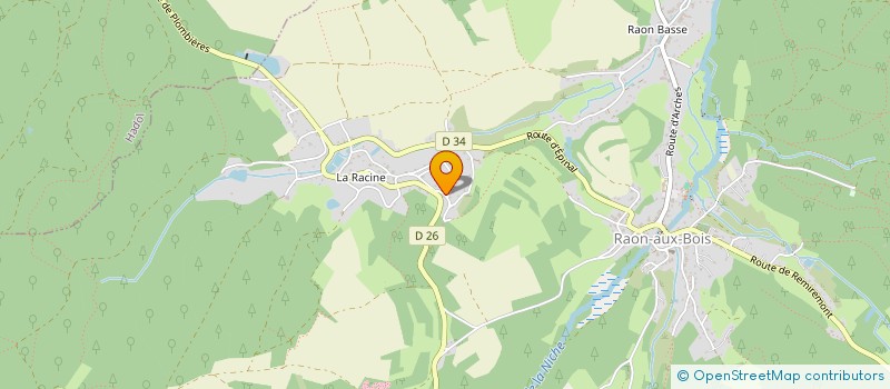 localisation de l'entreprise MONSIEUR LAURENT FEUERSTEIN  RAON-AUX-BOIS