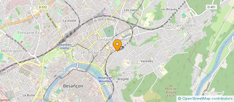 localisation de l'entreprise MONSIEUR LAURENT FEUILLET à BESANCON