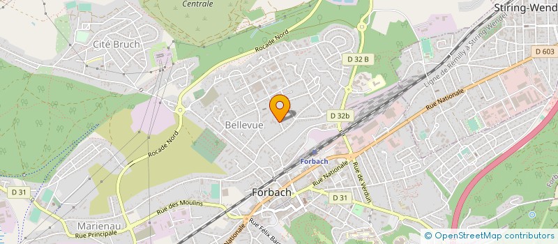 localisation de l'entreprise MONSIEUR LAURENT FEY à FORBACH