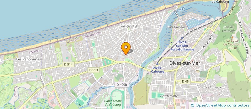 localisation de l'entreprise MONSIEUR LAURENT FIEHRER  CABOURG