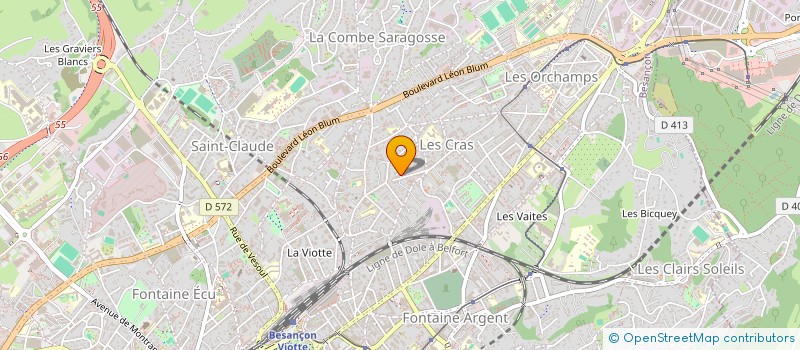 localisation de l'entreprise MONSIEUR LAURENT FILET  BESANCON