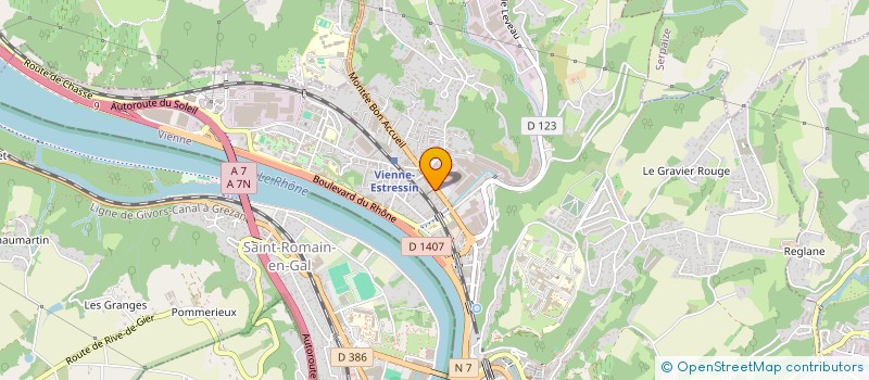 localisation de l'entreprise MONSIEUR LAURENT FINET à VIENNE