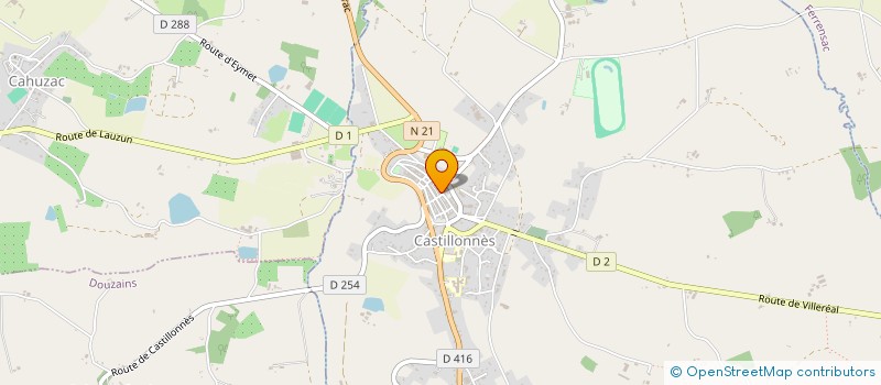 localisation de l'entreprise MONSIEUR LAURENT FIQUET  CASTILLONNES