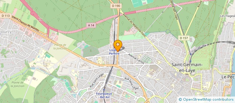 localisation de l'entreprise MONSIEUR LAURENT FISCHER  SAINT-GERMAIN-EN-LAYE