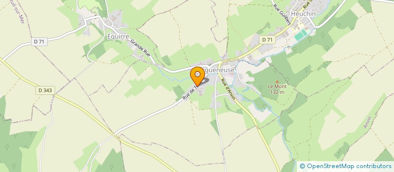 localisation de l'entreprise MONSIEUR LAURENT FLAMENT  HEUCHIN