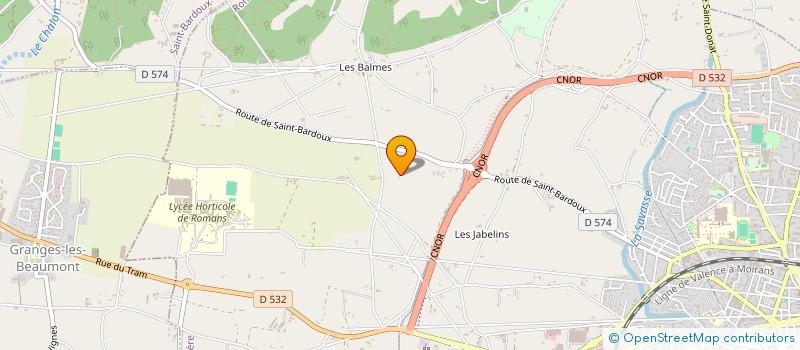 localisation de l'entreprise MONSIEUR LAURENT FLEURY  ROMANS-SUR-ISERE