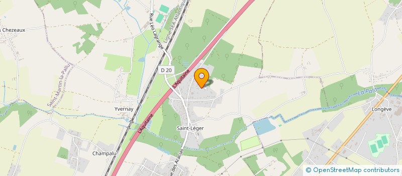 localisation de l'entreprise MONSIEUR LAURENT FLEVEAU  JAUNAY-MARIGNY