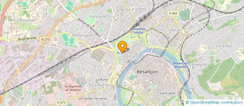 localisation de l'entreprise MONSIEUR LAURENT FONQUERNIE à BESANCON