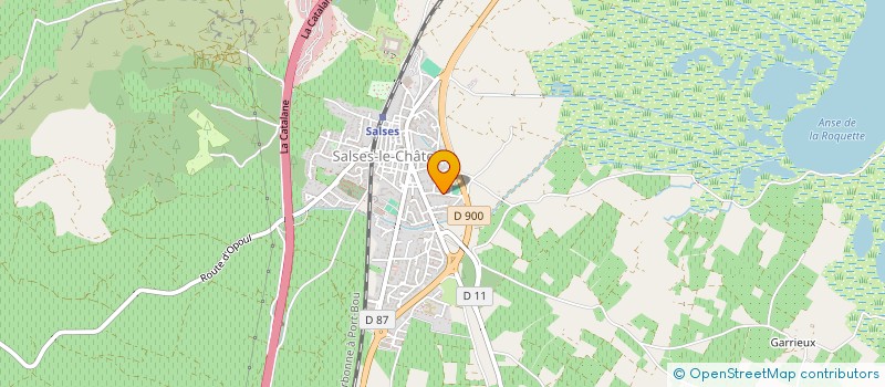 localisation de l'entreprise MONSIEUR LAURENT FONS  SALSES-LE-CHATEAU