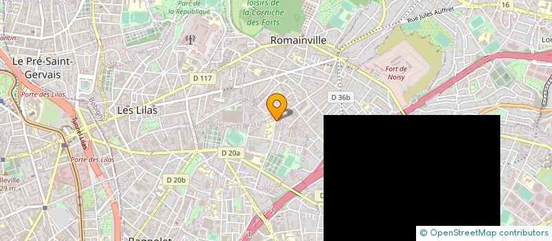 localisation de l'entreprise MONSIEUR LAURENT FONTAINE à BAGNOLET