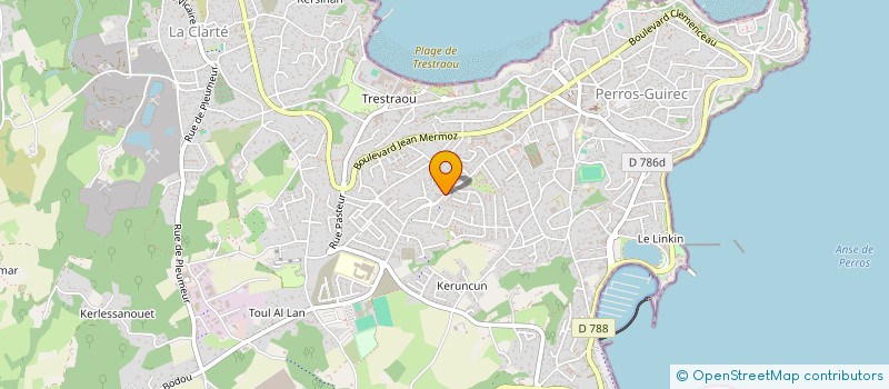 localisation de l'entreprise MONSIEUR LAURENT FONTAINE à PERROS-GUIREC