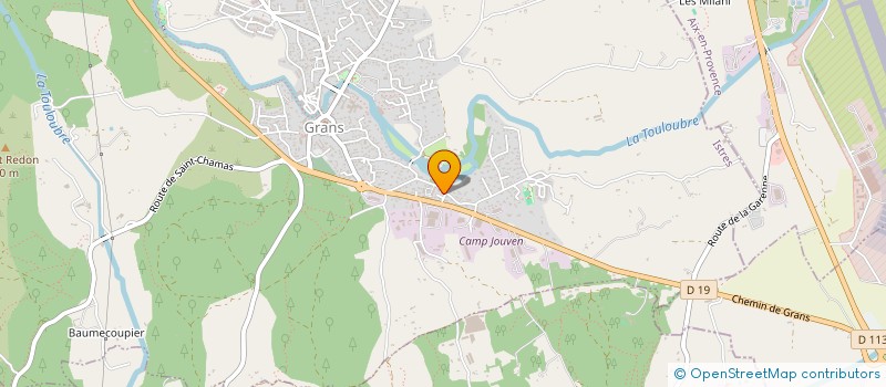 localisation de l'entreprise MONSIEUR LAURENT FONTAINE  GRANS