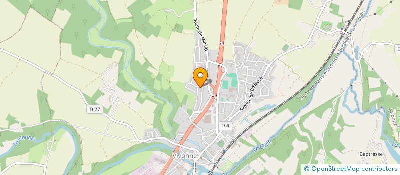 localisation de l'entreprise MONSIEUR LAURENT FONTAINE  VIVONNE