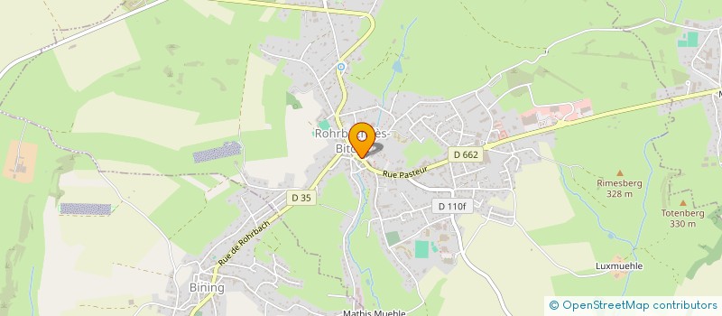 localisation de l'entreprise MONSIEUR LAURENT FORMERY  ROHRBACH-LES-BITCHE