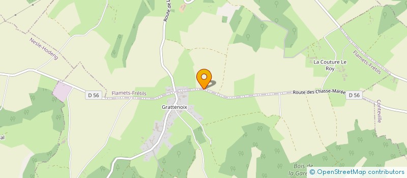 localisation de l'entreprise MONSIEUR LAURENT FOUCARD  FLAMETS-FRETILS