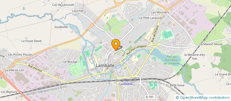 localisation de l'entreprise MONSIEUR LAURENT FOUGERE  LAMBALLE-ARMOR