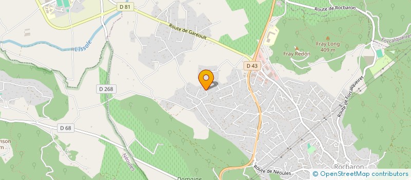localisation de l'entreprise MONSIEUR LAURENT FOUILLON à ROCBARON