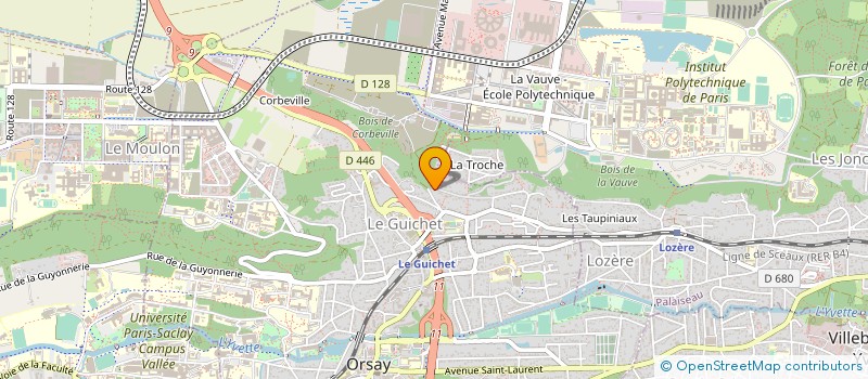 localisation de l'entreprise MONSIEUR LAURENT FOULON à ORSAY