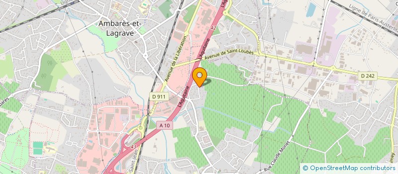 localisation de l'entreprise MONSIEUR LAURENT FOURASTE  SAINTE-EULALIE