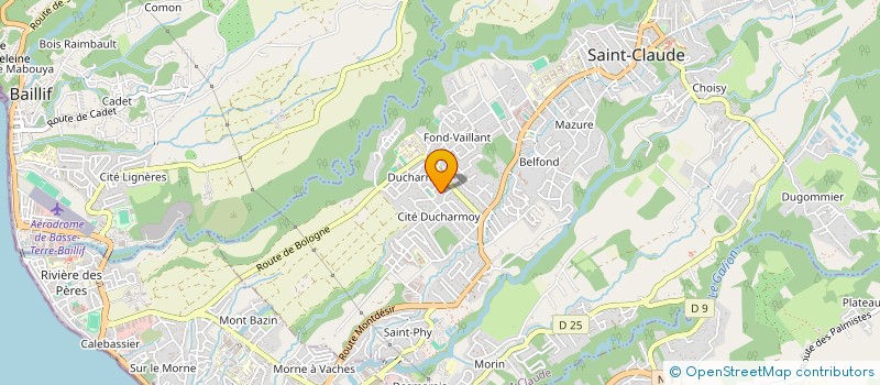 localisation de l'entreprise MONSIEUR LAURENT FOURCROY à SAINT-CLAUDE