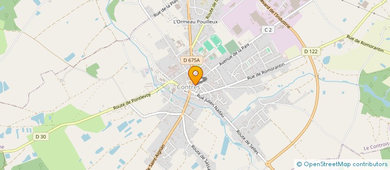 localisation de l'entreprise MONSIEUR LAURENT FOURMAUX  LE CONTROIS-EN-SOLOGNE