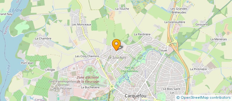 localisation de l'entreprise MONSIEUR LAURENT FOURNEL à CARQUEFOU