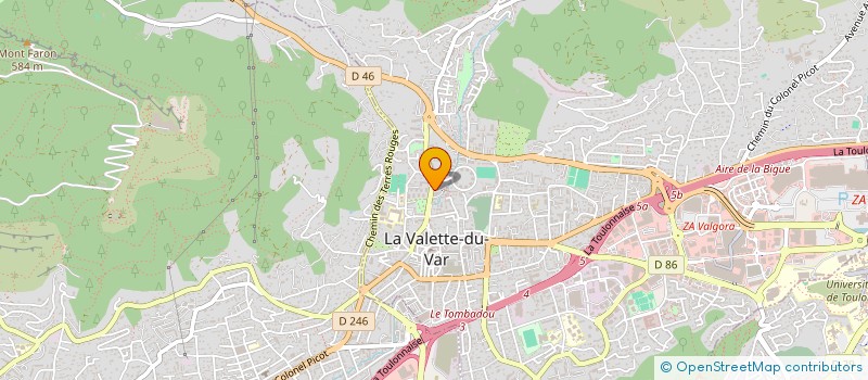 localisation de l'entreprise MONSIEUR LAURENT FOURNIER  LA VALETTE-DU-VAR