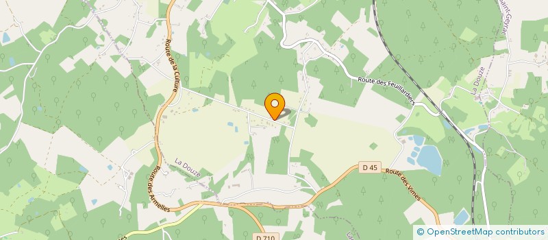 localisation de l'entreprise MONSIEUR LAURENT FOURNIER  LA DOUZE