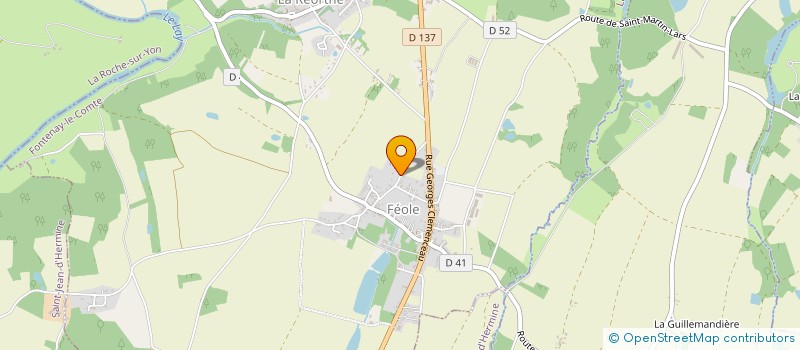 localisation de l'entreprise MONSIEUR LAURENT FOURNIER  LA REORTHE