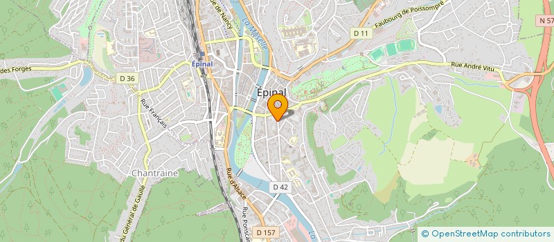 localisation de l'entreprise MONSIEUR LAURENT FOURNIER à EPINAL