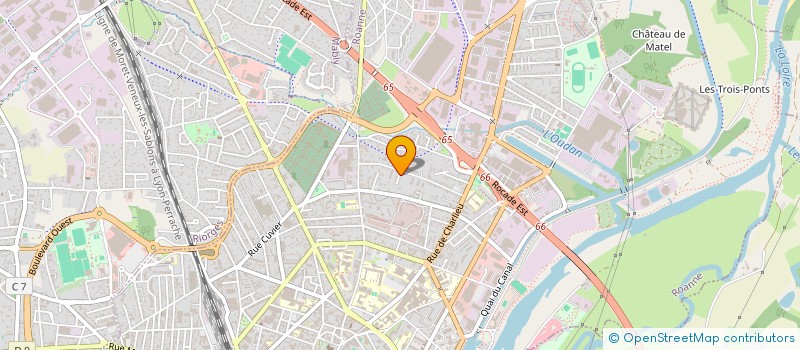 localisation de l'entreprise MONSIEUR LAURENT FOURNIER  ROANNE