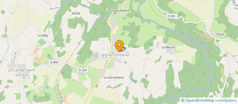localisation de l'entreprise MONSIEUR LAURENT FOYER à SAINT-GEORGES-DES-GROSEILLERS