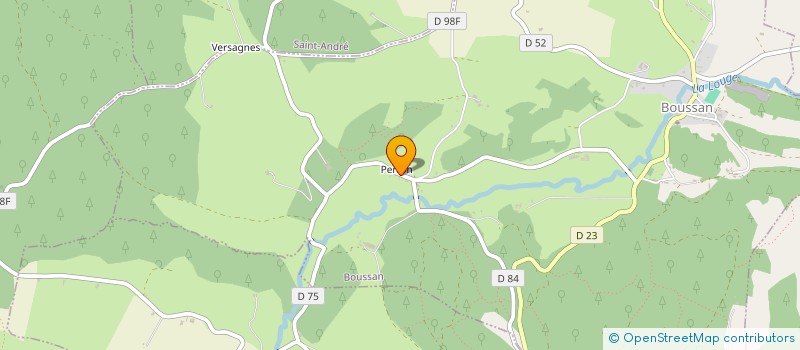 localisation de l'entreprise MONSIEUR LAURENT FRADET  BOUSSAN