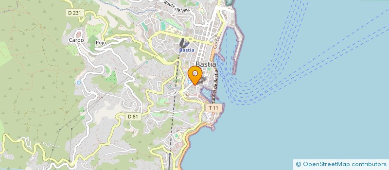 localisation de l'entreprise MONSIEUR LAURENT FRANCIS à BASTIA