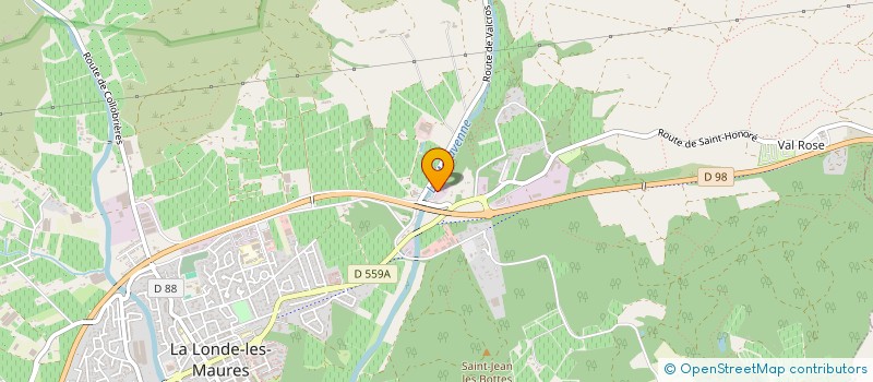 localisation de l'entreprise MONSIEUR LAURENT FRANCOIS  LA LONDE-LES-MAURES