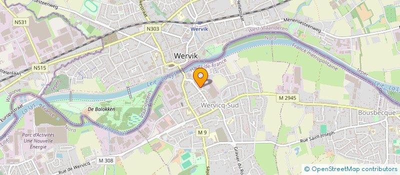 localisation de l'entreprise MONSIEUR LAURENT FRANCOIS  WERVICQ-SUD