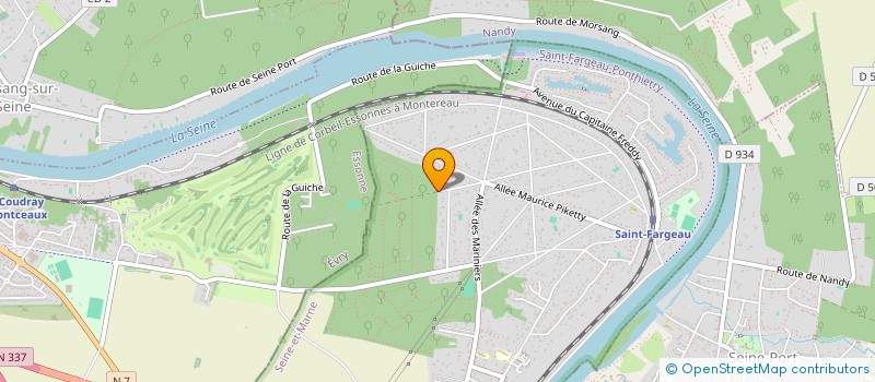 localisation de l'entreprise MONSIEUR LAURENT FRANGEUL  SAINT-FARGEAU-PONTHIERRY