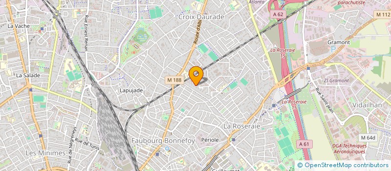 localisation de l'entreprise MONSIEUR LAURENT FRAYSSE à TOULOUSE