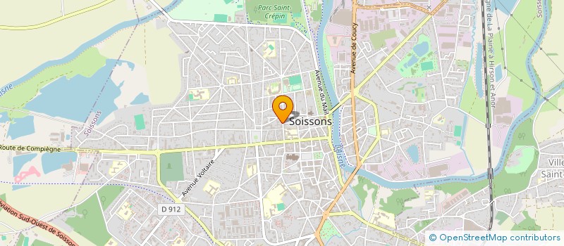 localisation de l'entreprise MONSIEUR LAURENT FRAYSSINHES à SOISSONS