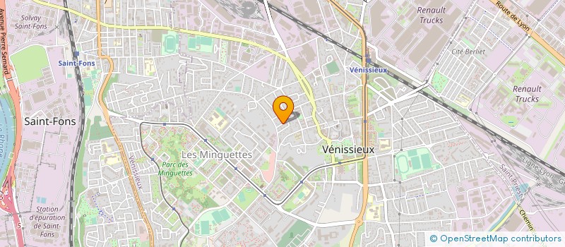 localisation de l'entreprise MONSIEUR LAURENT FRESCHI  VENISSIEUX