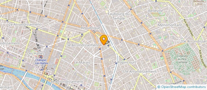 localisation de l'entreprise MONSIEUR LAURENT FRESSINET  PARIS