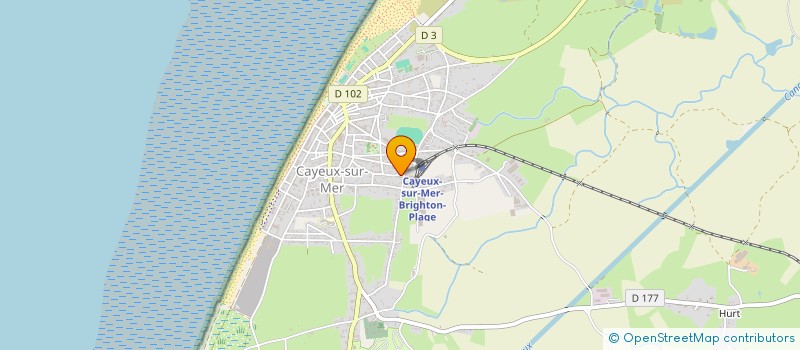 localisation de l'entreprise MONSIEUR LAURENT FRETE  CAYEUX-SUR-MER