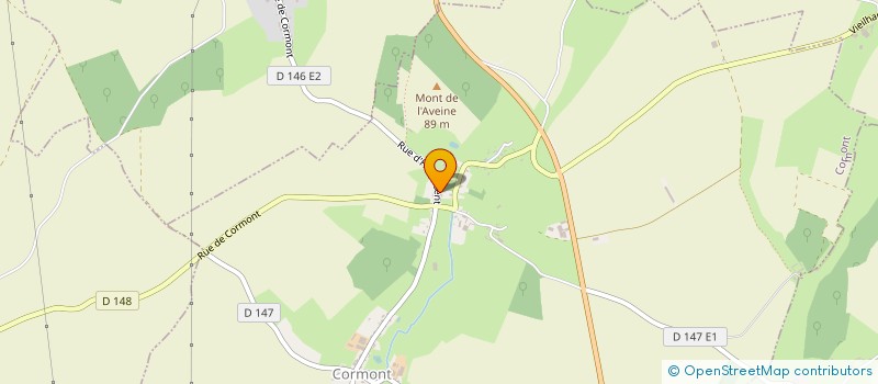 localisation de l'entreprise MONSIEUR LAURENT FREVILLE  CORMONT