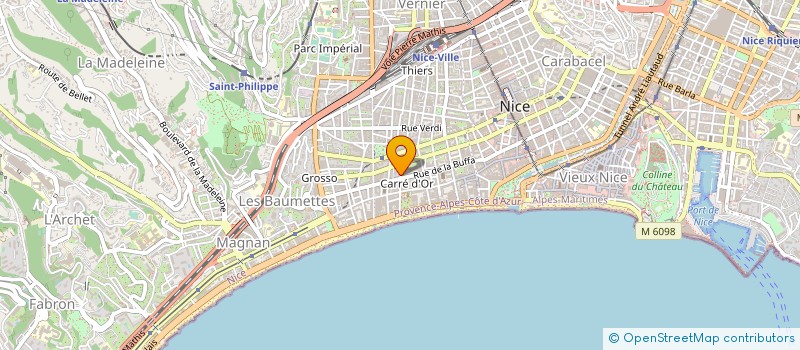 localisation de l'entreprise MONSIEUR LAURENT FREYCHET à NICE